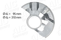AIC Spritzblech Ankerblech Vorne Links FüR Mazda 6 Station Wagon GY GG