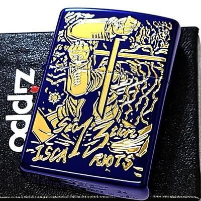 Kota Hirano Hellsing Zippo Lighter Ion Blue