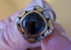 Renaissance Etruscan made with  Swarovski Earrings 2 Toned OMEGA Pierced Back — photo 3