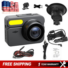 For A4 Dash Cam Front and Rear 4K Dash Camera, 2.4GHz WiFi, 2" Touch Screen