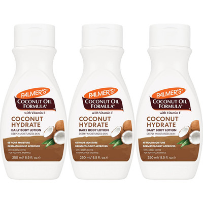 Palmers Coconut Oil Formula Body Hydrate Lotion with Vitamin E 8.5oz (Set Of 3)