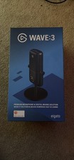 Elgato Wave:3 USB Condenser Microphone Black Digital Mixing Solution