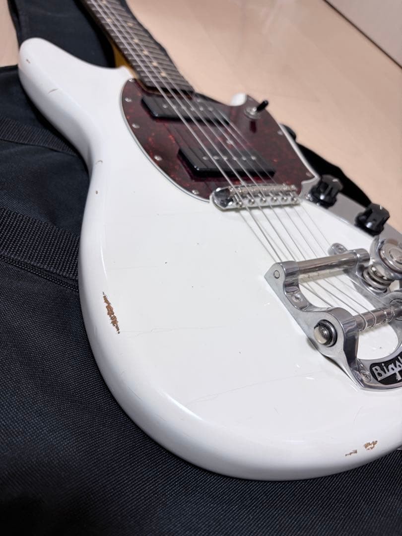 Electric Guitar Fender Mustang P90 Musikraft Quarter-sawn Neck
