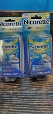 Nicorette Gum White Ice Mint - 2MG (20CT) Exp 3/26 Lot Of 2 