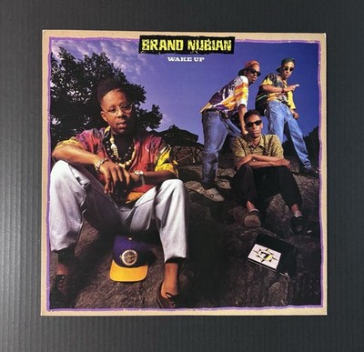 Brand Nubian Wake Up / Drop The Bomb 1990 US OG 12 Grand Puba Sadat X Lord Jamar