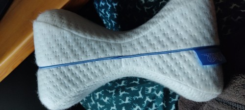 JML Contour Legacy Leg Pillow - Tapered Memory Foam for Posture Support - Picture 7 of 7