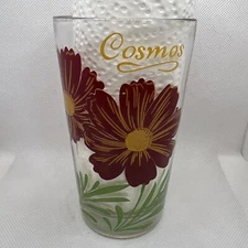 Vintage Boscul Peanut Butter Glass-Cosmos