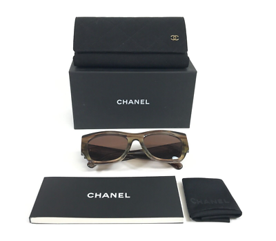 Chanel Sunglasses 5507-A c.1743/S5 Khaki Brown Transparent  display picture 1