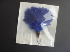 QUEENS OWN HIGHLANDERS TOS BLUE  HACKLE - BRITISH ARMY - SCOTTISH