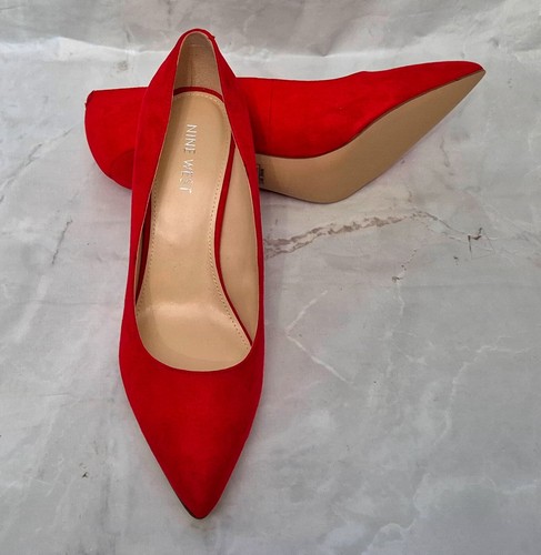 NINE WEST Flagship 75 Damas Rojo 6 cm Zapatos de Tacón Stiletto Reino Unido 5.5 Precio de venta sugerido por el fabricante 89 GBP - Imagen 8 de 9