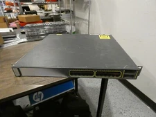 Cisco Catalyst 3750-E 24-Port Network Ethernet Switch - WS-C3750E-24TD-S