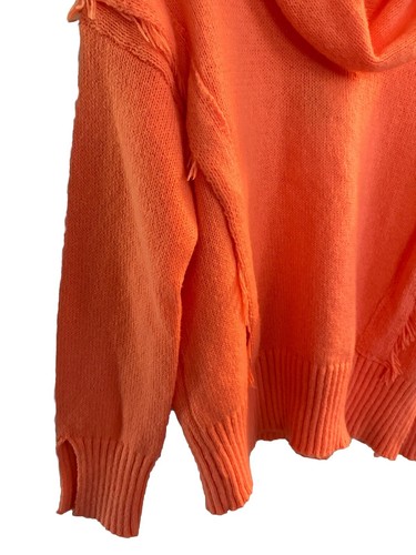 NWT Cupio Mock Neck Sweater Womens Medium Long Sleeve Coral - Picture 3 of 9