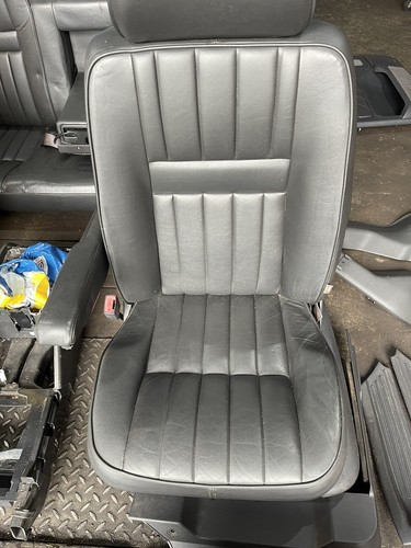 RANGE ROVER P38 2.5 4.0 4.6 BLACK LEATHER INTERIOR SEATS PANELS TRIM 94-02 5 Bar - Picture 4 of 17
