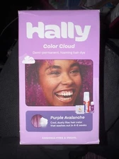 Hally Color Cloud Purple Avalanche Demi-Permanent Foaming Hair Dye Kit