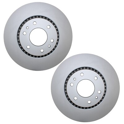 Bison Performance Pair 2 Front Coat 325mm Brake Rotors for Buick Chevy GMC Saab