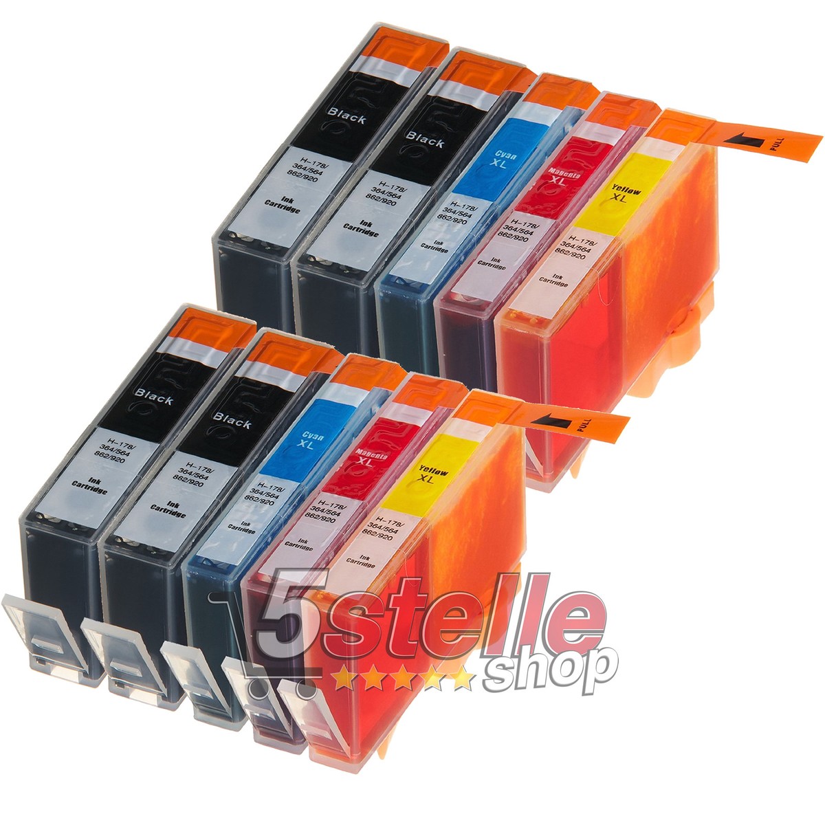 4 CARTUCCE 364XL CON CHIP PER HP OFFICEJET 4620, 4622, 4622 E ALL - Foto 4