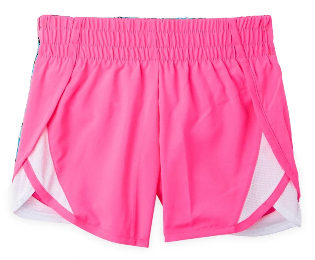 Small Athletic Works Girls Solid Pink Active Running Shorts DriWorks Tagless