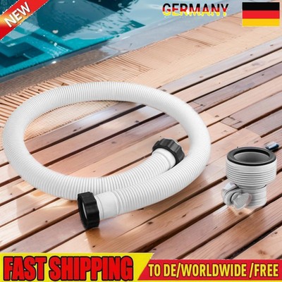 1.5in Diameter Pool Filter Pump Hose Replacement Hose for Intex Pumps (2pcs)