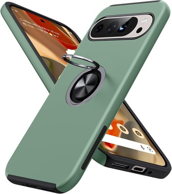 For Google Pixel 9 Pro XL Case with Dual Layer Shockproof Protection & Kickstand