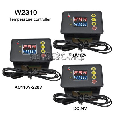 W2310 Digital Thermostat Temperature Controller DC 12V/24V AC110V-220V R/ W3230
