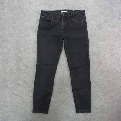 STS Blue Jeans Women's 10/30 Black Dark Wash Mid Rise Jegging Jeans