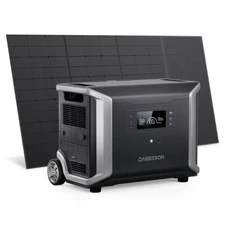 Dabbsson 3600W 3430Wh DBS3500 Portable Power Station + 420W Solar Panel Foldable