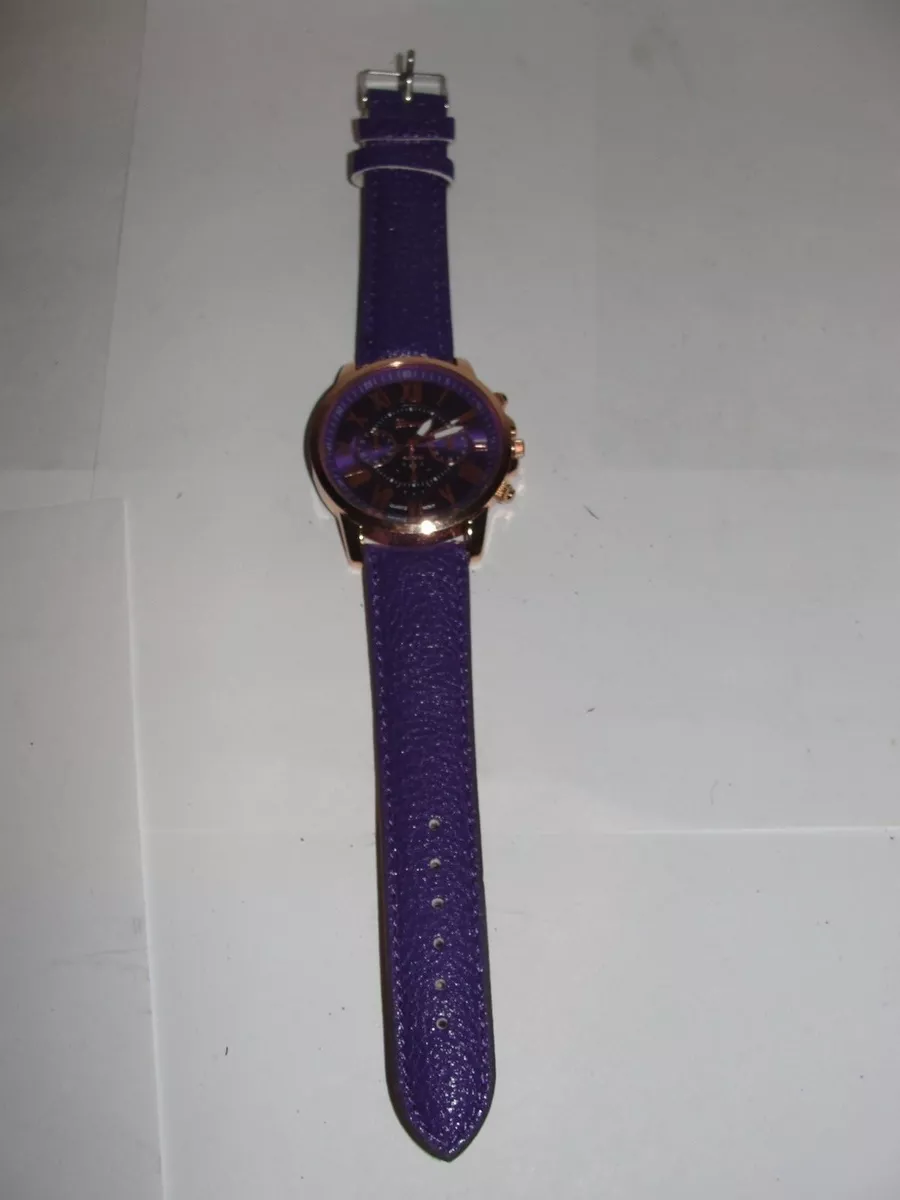 Geneva purple watch clearance