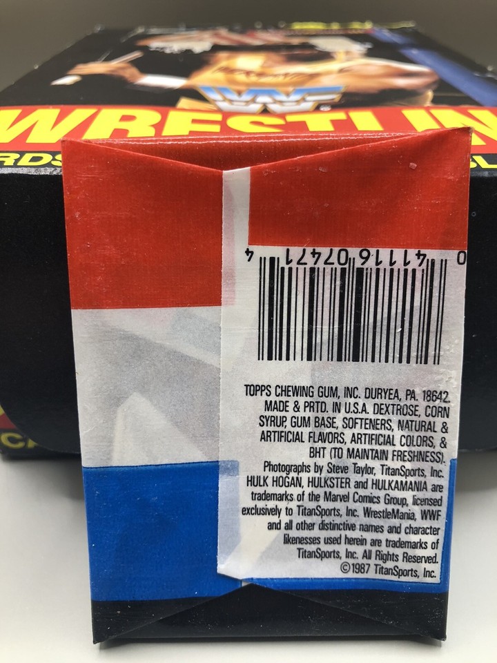 1987 Topps WWF Trading Cards (1) Sealed Pack WWE WrestleMania III Hulk Hogan eBay