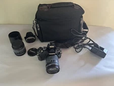 Olympus EVOLT E-410 10MP DSLR Camera W/ 14-42, 40-150mm Lenses Tested