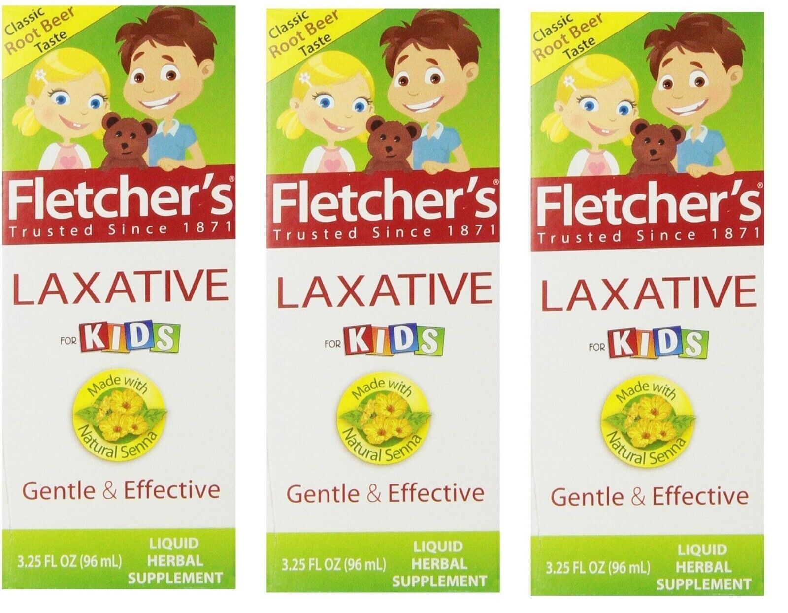 Fletchers Kids Laxative 3.25 Oz X 3 Packs | eBay