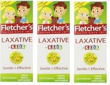 Fletchers Kids Laxative 3.25 Oz X 3 Packs