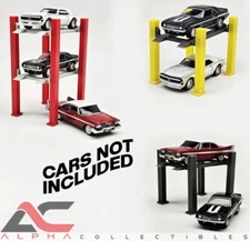 4-POST 2 & 3-LEVEL 3D PRINTED VEHICLE CAR LIFT 1:64 1:43 1:24 1:18 SCALE CARS
