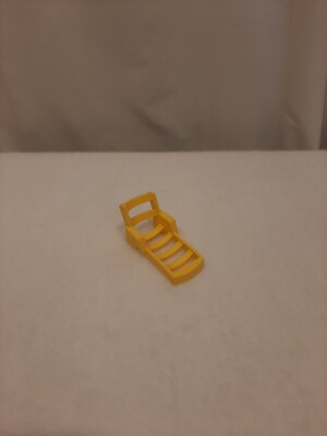 Vintage Fisher Price Little People #990 A Frame Yellow Lounge Chair Replacement