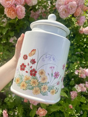 Keramik Vorratsdose - von Arthur Wood - Made in England - Cottagecore Wild Flower