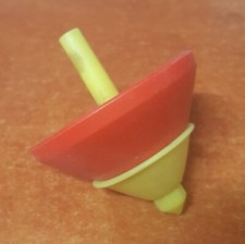Judaica Israel Old Vintage Hanukkah Plastic Dreidel Spinning Top