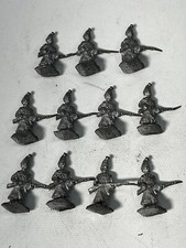 Set Of 11 Miniature Metal Soldiers 1 1/8  Unbranded Soldier At the Ready