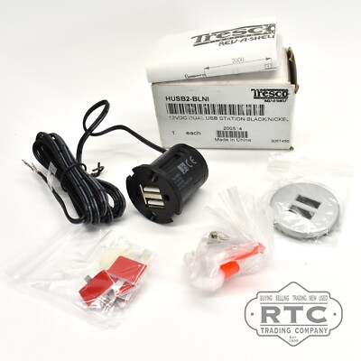 Tresco Lighting RSL-HUSB2-BLNI-1 USB Charging Station 2-Ports