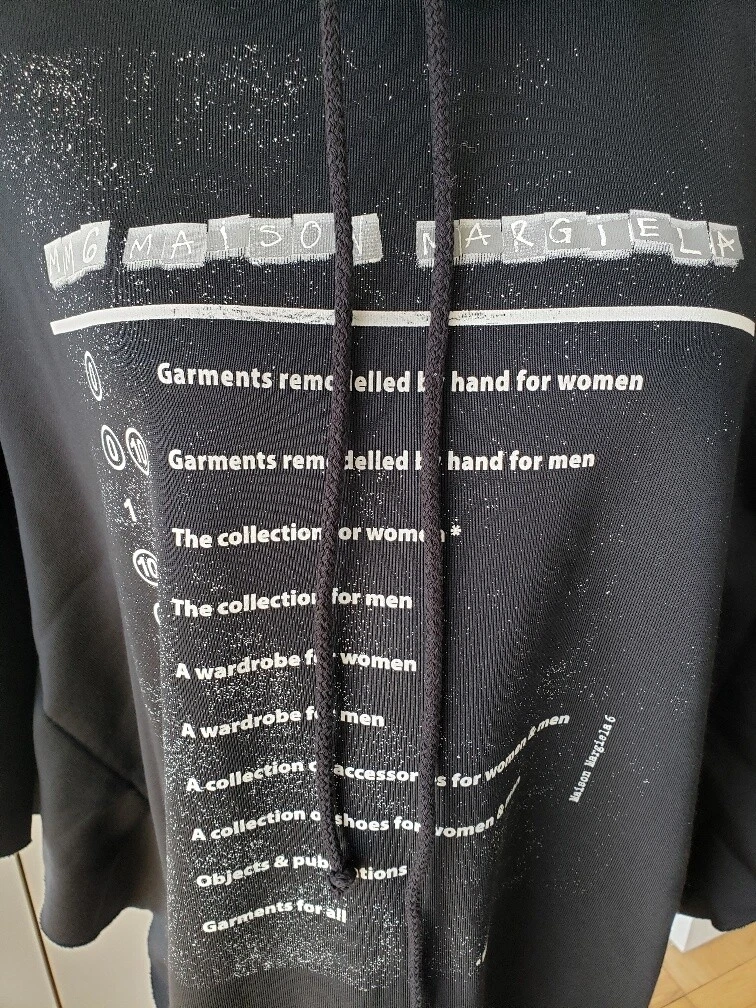 Abito nuovo con etichetta MM6 Maison Margiela Hoody NAVY M