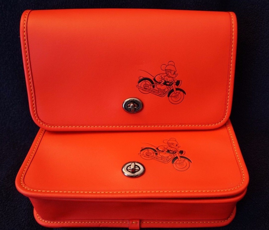 COACH DISNEY Mickey Penny Crossbody Bag F59374 with Bonus Disney