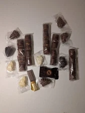 Lot of 20 Assorted Wrapped Chocolates Grab Bag Some Crushed Pieces New