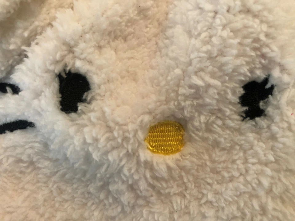 Hello Kitty Toddler Girl Fluffy Plush Trapper Hat w/Ears Fleece Lined + Mittens - Image 4 of 4