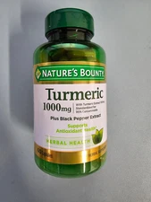 Nature's Bounty Turmeric with Black Pepper Extract 1000mg 60 capsules