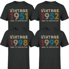 Classic Vintage 1951-1999 Tshirt Unisex - Birthday, Gift, Retro #P1#OR#A#2