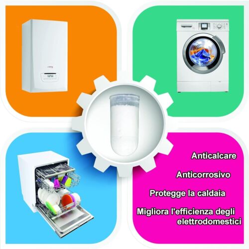RICARICA SALI POLIFOSFATI ALTA DURATA ANTICALCARE PER FILTRO CALDAIA 6 PEZZI - Afbeelding 5 van 7