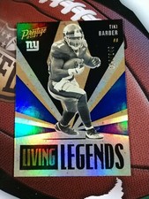 TIKI BARBER 2021 Prestige LIVING LEGENDS #LL-24 Blue Xtra Points GIANTS 184/249