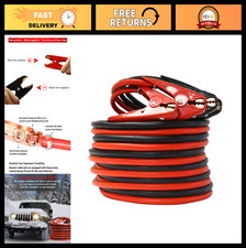 Heavy Duty 1 Gauge 800a Jumper Cables 25 Ft - Automotive Booster Kit For Cars S