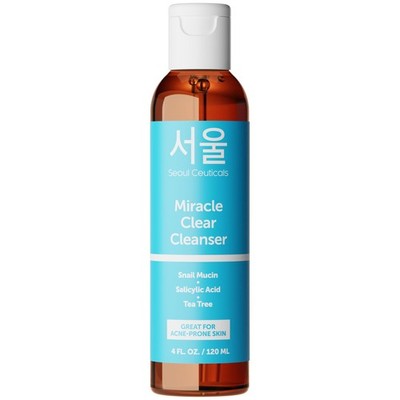 SeoulCeuticals Korean Acne Snail Cleanser Face Wash  Snail Mucin, Salicylic A...