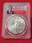 2017  American Silver Eagle ASE $1 PCGS MS 70 FDI DONALD TRUMP 1 OF 2000 #T2263