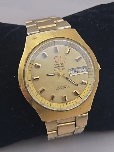 Vintage Omega Seamaster f300Hz Electronic Chronometer 39mm Men's Wristwatch