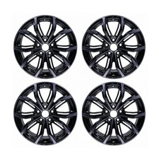 Set Of 5 18 Inch Black Machined Grey Alloy Wheels For 2012-2021 Bmw 5x120 Umxd